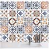 RE-COVERTILES Adesivi Piastrelle Cucina Bagno in PVC 10 Pz 20x20 cm PS00001