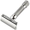 MERKUR rasoio 34C, Classico, Ottone, Unisex, Uomo e Donna, Argento