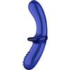 SATISFYER Dildo in Vetro Double Crystal Azzurro