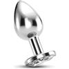 CRUSHIOUS Plug Anale Bijou Gioiello Trasparente Piccolo
