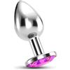 CRUSHIOUS Plug Anale Bijou Gioiello Rosa Medio