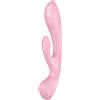 SATISFYER Vibratore 2 in 1 Wand+Rabbit Triple Oh Rosa