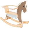 Legler Cavalluccio a dondolo di legno Legler Marrone con protezione