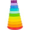 Legler Torre da accatastare arcobaleno Gioco a incastro Legler