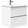 Baikal TRIX, Melamina Melammina Lavabo in Ceramica, Bianco, 50 cm