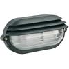 SOVIL Lampada applique da esterno palpebra ovale colore Nero attacco E27 Sovil 787/06 [14181000]