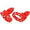 Shanrya Coperchio Protettivo della Maniglia del Controller VR, Manicotto Protettivo Antiscivolo in Silicone Regolabile Resistente al Sudore con Cinturino per Quest 2(Rosso)