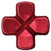SZLG Alluminio Metallo Dpad D-Pad Buttton per PS4 Wireless Game Controller (rosso)
