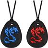 CLDY Chew Chain for Children, Pack of 2 Sensory Chewing Necklaces, Massaggiagengive in silicone senza BPA, Autism Toy for Boys and Girls, Perfect for Children with ADHD, Silicone Chew Charm