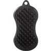 HUKITECH Spugna - Spazzola per il lavaggio - Testa - Corpo - Massaggio - Silicone - Straccio - Qualità premium - Colore Nero