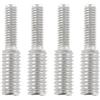 LT Easiyl 4 bulloni di riduzione, adattatori per riduttore di filettatura, in acciaio inossidabile 304, a doppia filettatura, per scooter, biciclette, giocattoli e tastiere (da M4 x 12,5 mm a M6 x