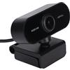 SPYMINNPOO 1080p Focus Auto Focus Full HD Webcam con Microfono per la Conferenza Videochiamata, unità USB per Live -in -Color Live Playing Materiale plastico