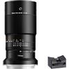 TTArtisan Obiettivo macro F2.8 da 100 mm con corpo in metallo 2x con attacco a scarpa fredda compatibile con Fujifilm GFX Mount - Nero