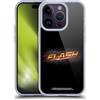 Head Case Designs Licenza Ufficiale The Flash TV Series Nero Logos Custodia Cover in Morbido Gel Compatibile con Apple iPhone 14 PRO