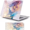 MOKASE Custodia per MacBook Pro 14 Pollici 2026-2021 M5 A3426 A3427 A3434 M4 A3112 A3401 A3185 M3 A2918 A2992 M2 A2779 M1 A2442, Custodia Protettiva in Plastica Rigida & Copritastiera, White Gold