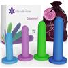 Intimate Rose Dilatatori Vaginali Taglia 5-8 (4 Pezzi) - Set di Dilatatori in Silicone Medico per Allenamento Intimo e Benessere del Pavimento Pelvico