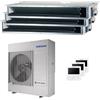 Samsung Condizionatore Samsung canalizzabile trial split 18000+18000+18000 BTU inverter A++ unità esterna 10 kW codice prodotto AJ100TXJ5KG/EU-AJ052TNMDEG/EU-3