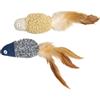 JACK AND VANILLA, Giocattolo interattivo per Animali a Forma di Uccelli 9 cm, stimola l'attività Fisica e mentale, Design colorato e Durevole, Ideale per Il Gioco, Misura 9 cm, Colore Assortito,