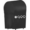 Jemkgeik Copertura Barbecue da Esterno,Copri barbecue da Esterno Impermeabile,Telo Copri Barbecue Esterno,Anti Pioggia Polvere Sole Neve Pioggia Feci di Uccelli Tessuto (77X67X110 CM)