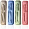 RYHHH Set Di Posate Da Viaggio Per 4 Persone, Forchetta e Coltello, Cucchiaio, Set Portatile Adatto Per Viaggi, Lavoro, Scuola, Picnic, Barbecue o Uso Quotidiano