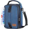 Lifewit Borsa termica espandibile per il pranzo, piccola borsa termica con spallacci e 2 Ice Pack, borsa termica per donne e uomini, borsa termica per lavoro, scuola, 6,5 l, blu