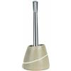 Spirella Scopino per WC Porta scopino Etna Set WC da Terra Indipendente Poliresina Effetto Pietra Naturale 17x13x38 cm Beige Sabbia