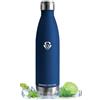 Vikastar Borraccia Termica, 0.75L Senza BPA, Thermos per Bevande Calde, a Prova di Perdite, Borraccia Termica 750 ml, Acciaio Inox, Bottiglia Termica per Campeggio, Palestra, Ciclismo, Blu Scuro