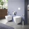 Parama Sanitari sospesi in ceramica bianco lucido vaso tornado silent flush sedile soft-close e bidet | Parigi