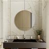 Parama Specchio led tondo Ø 80 cm retroilluminato luce calda/fredda/neutra con sensore touch-screen