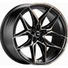 Cerchi in lega TEC-Speedwheels GT9 9.0x19 Schwarz-Matt-Frontpoliert Shadow Edition