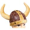 Holzspielerei Elmo Vichingo Sven, Taglia Unica, Marrone, Carnevale, Halloween, Unisex Adulti e Giovani
