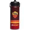 Seven AS Roma Borraccia Termica da 500 ml, Giallo Rossa, in Acciaio Inox Interno Esterno - Mantenimento Temperatura fino a 24h
