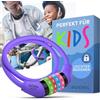 Büchel Lucchetto per bici bambini | Colorato, senza chiave, a combinazione | Accessori bici sicuri e pratici per bambini, antifurto per biciclette | Rosa
