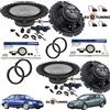 Alpine Evotuning - no hertz Kit 8 Casse Altoparlanti Alpine Anteriori Posteriori per VW Passat dal 1997-2005