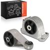 Frankberg 1x Supporto Motore + 1x Supporto di spinta Compatibile con M.i.n.i R50 R53 C.o.o.p.e.r C.o.o.p.e.r S One One D 2002-2006 Replace# 22116756405,EM-5860