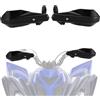 BIUGERCN Paramani ATV 22mm e 28mm Protezioni per Mani Piccoli Pannelli Universali per Raptor Grizzly 350 660 700 Warrior YFM 350 TRX 250-400EX LTZ400 QUAD Nero