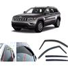 AC WOW 4 deflettori d'aria per Jeep Grand Cherokee 2010 2011 2012 2013 2014 2015 2016 2017 2018 2019 2020 2021 In-Channel