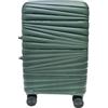 Before by Luigi Benetton Trolley rigido bagaglio a mano, approvato dalla maggior parte delle compagnie aeree low cost, 55 cm, ESPANDIBILE!! Misure 55 x 38 x 23 cm Marchio Originale Pierre Cardin (VERDE SCURO)