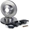 ATEC Germany Set freni asse anteriore incl. dischi freno Ø 324 mm ventilati + pastiglie freno anteriori Compatibile con BMW Serie 5 (E60), 5 Touring (E61), 6 (E63), 6 Cabrio (E64)
