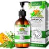 Bibonse 3 in 1 Shampoo al rosmarino 300ml organico shampoo per la crescita dei capelli con olio di rosmarino, menta piperita e olio di semi di zucca, shampoo alla biotina contro la caduta dei capelli