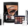 FantasyDay Set di Trucchi, FantasyDay Kit di Bellezza Cosmetici Kit per Occhi, Viso e Labbra - Natale Regalo Xmas Makeup Gift Set con Correttore, Rossetti, Lucidalabbra, Palette Ombretti, Mascara, Trousse, Fard