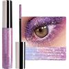 Lilbitty Mascara glitter viola per ciglia voluminose e allungate, impermeabile e di lunga durata, con formula di cura, perfetto per look unici