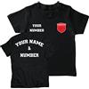 lepni.me Maglia per Bambini Maglietta da Calcio Marocco con Tuo Nome e Numero | Distintivo Bandiera Marocchina Personalizzata | Coppa del Mondo 2022 (9-11 Anni Nero Multicolore)