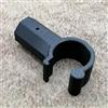 ULEIVA Gancio di ricambio per lucernario, nero, compatibile con asta telescopica Velux, apertura finestra, asta di comando, gancio per asta (nero)