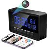 Nisanuki Telecamera Nascosta WiFi 5G, Mini Telecamera Spia Senza Fili, 120° Microcamera Spia Sveglia 1080P HD Spy Cam Videocamera Orologio Visione Notturna Rilevamento di Movimento Tuya APP