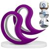 Stoppy, Stoppi, Fermafinestre, Fermafinestra, Fermaporte, Fermaporta, set di 2 (disponibile in 14 colori) (Lilla)