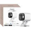 Aqara 4MP Esterna Telecamera Hub G5 Pro WiFi, Visione Notturna a Colori, WiFi 2.4/5 GHz, HomeKit Secure Video, Thread Border Router,AI Rilevamento, Thread/Zigbee, Compatibile con Alexa, Google, Bianco
