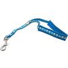 GROOM PROFESSIONAL Amzi PRO Noose - Slider di bloccaggio in plastica, Imbottito, Motivo Zampe, Colore: Blu Ciano, 40 cm