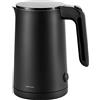 ZWILLING ENFINIGY Bollitore con filtro anticalcare in acciaio inox e protezione dal surriscaldamento, 1850 watt, 1,0 litri, nero