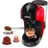 Ufesa Bellagio Multicapsula 3 in 1, Macchina Caffè Compatibile Capsule Nes.presso, Macchina Caffe Dolce Gusto, Macchina Caffe Macinato, Pannello Digitale Tattile con 7 livelli, 1 L, 1400 W, Rossa